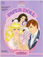 Golden Books 1500, Perfume Pretty Barbie Paper Doll, 1988