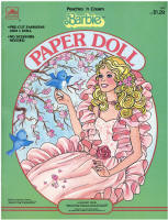 Golden Books 1525, Peaches'n Cream Barbie Paper Doll, 1985