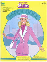 Golden Books 1982-48, Day-to-Night Barbie Paper Doll, 1985