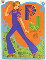 Whitman 1981, P.J. Cover Girl Paper Doll, 1971
